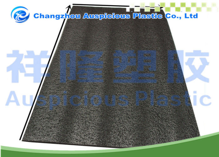 Rectangular Shape Black Packing Foam Sheets With Customize Size / Color
