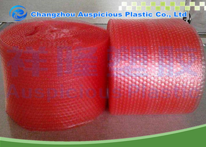 Red Color Bubble Cushion Wrap Roll Shock Proof Cushion Foam For Package