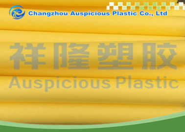 Big Size Hollow Pool Noodles , Yellow Color Swimming Pool Float Noodles