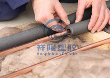 Heat Insulation Materials Closed Cell Foam Pipe Insulation With Round / Square Shape