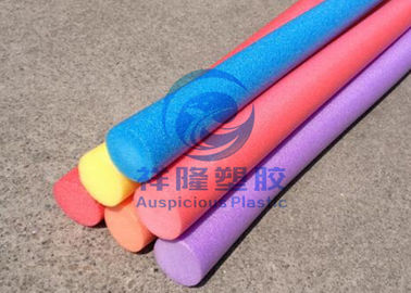 Solid Core Swimming Pool Foam Noodle Floats , Assorted Colors Foam Water Noodles