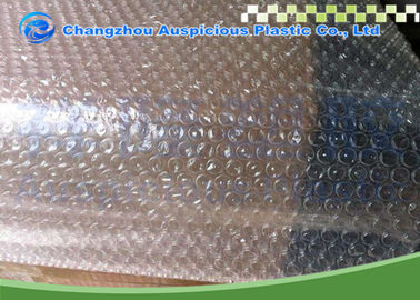 Transparent Bubble Packing Roll , Packing Bubble Wrap For Goods Damage Prevention