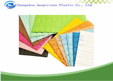 Coloful PE 3D Brick Foam Wallpaper Self - Adhesive Wall Sticker Stone Brick Design