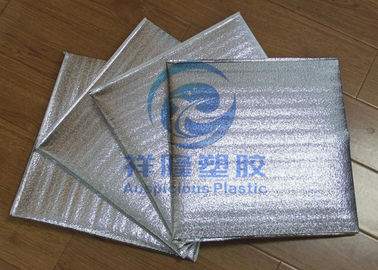 Silver PE Foam Thermal Insulated Food Carry Bag For Food Delivery Safely