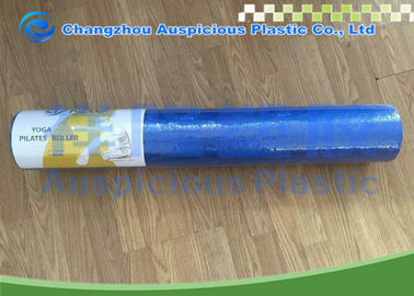 Bright Blue Color EPE Foam Roller Pilates 36" Yoga Roller For Bodybuilding