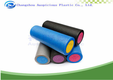 Customized Double Colors Yoga Foam Muscle Massage Roller For Relax Fitness