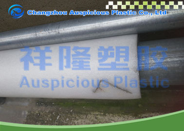 2" X 6 Ft White Gray Color PE Foam Pipe Insulation 1/2" Wall Thickness
