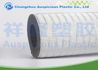 Insulated Foam Pipe Covers Faced With Aluminum Foil For Heat Insulation