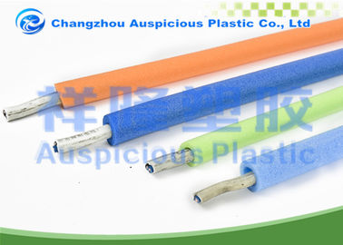 Extruded Pe Colored Foam Pipe Insulation For Cold Pipe Heat Loss Prevention