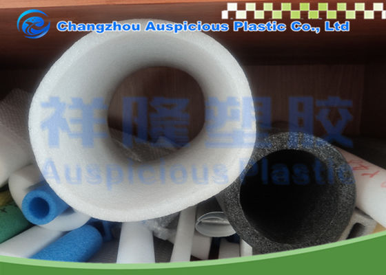 White Closed Cell 7/8&quot; X 1/2&quot; Tubular Foam Pipe Insulation Wrap For Air Conditioner