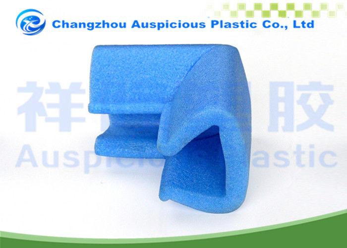 Blue Color EPE Foam Corner Protectors For Glass Table Corner